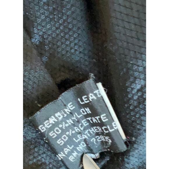 Adler Collection Women’s Black Leather Real Lamb Zip Up Belted Jacket Coat Sz M - Picture 6 of 15